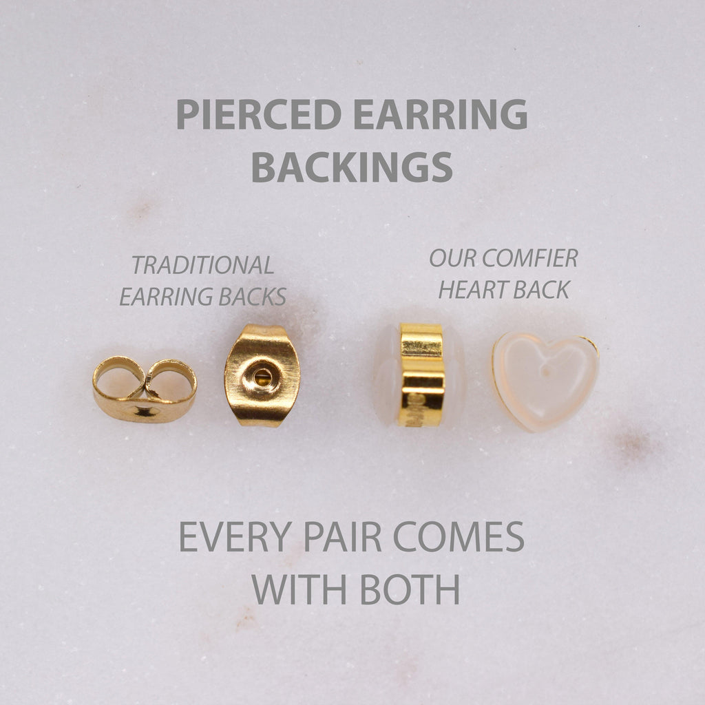 ASYMMETRIC DOUBLE DANGLE EARRINGS IN GOLD