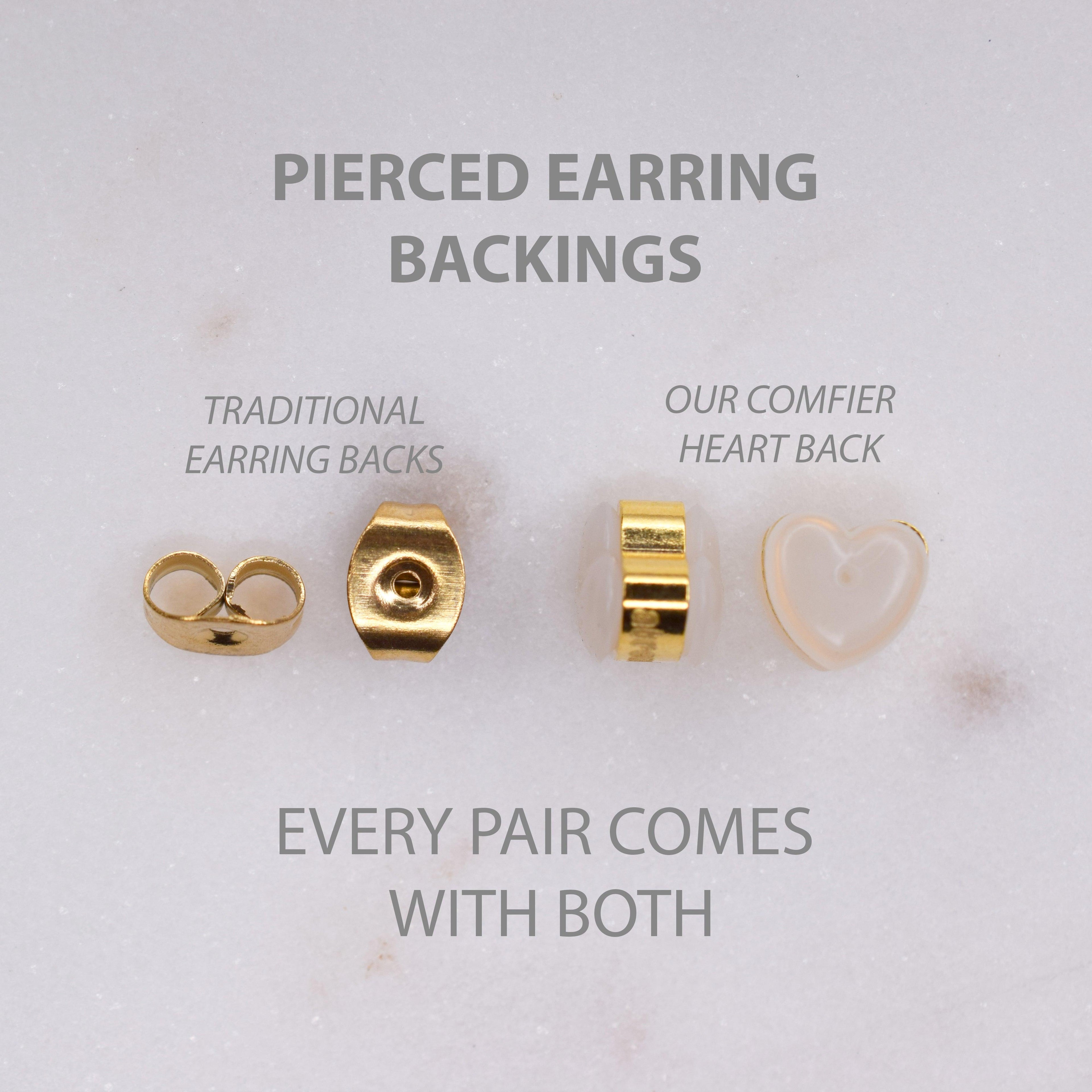 ASYMMETRIC DOUBLE DANGLE EARRINGS IN GOLD