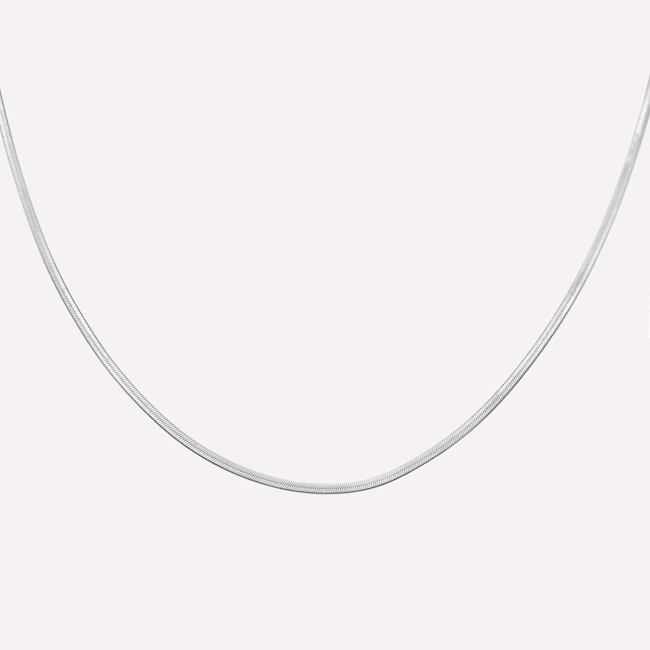 FLAT SNAKE CHAIN NECKLACE